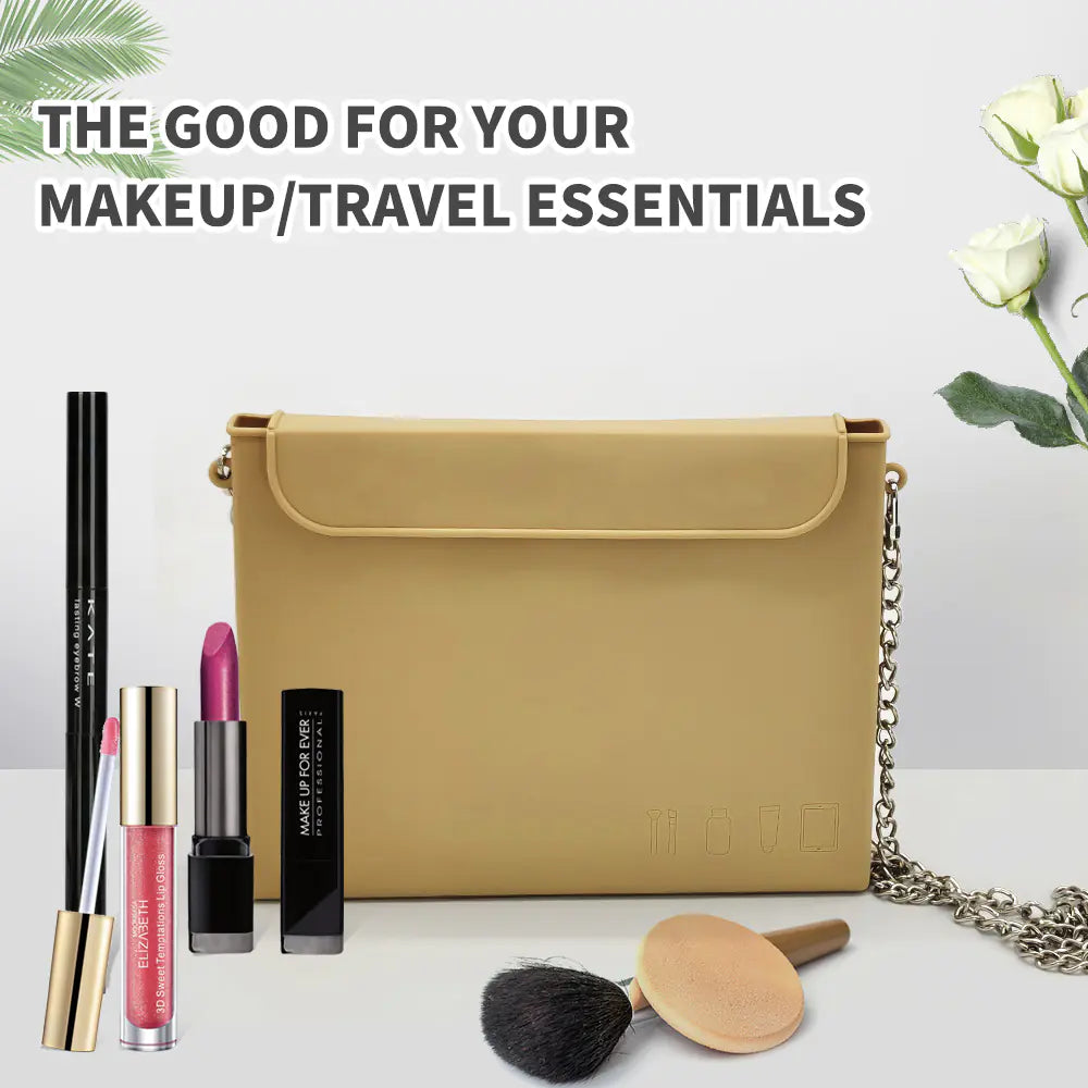 Luxe Silicone Cosmetic Tote for Women